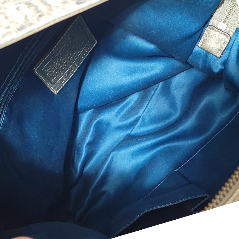 Authentic Coach Kristin Python Embossed Leather Hobo - Picture 10 of 15
